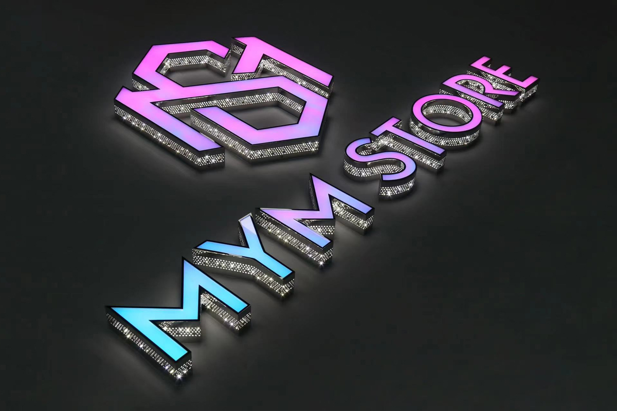 Light Up Outdoor Letters Color Changing Business Signs