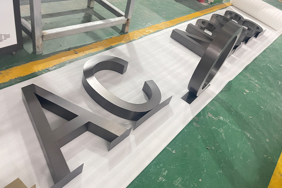 Free Standing Letters Custom Large 3D Metal Signs