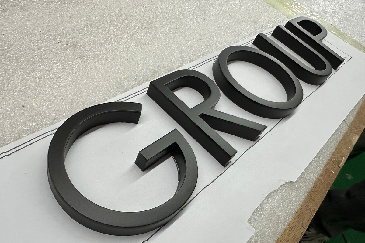 3D Metal Letters Fabricated Stainless Steel Signs