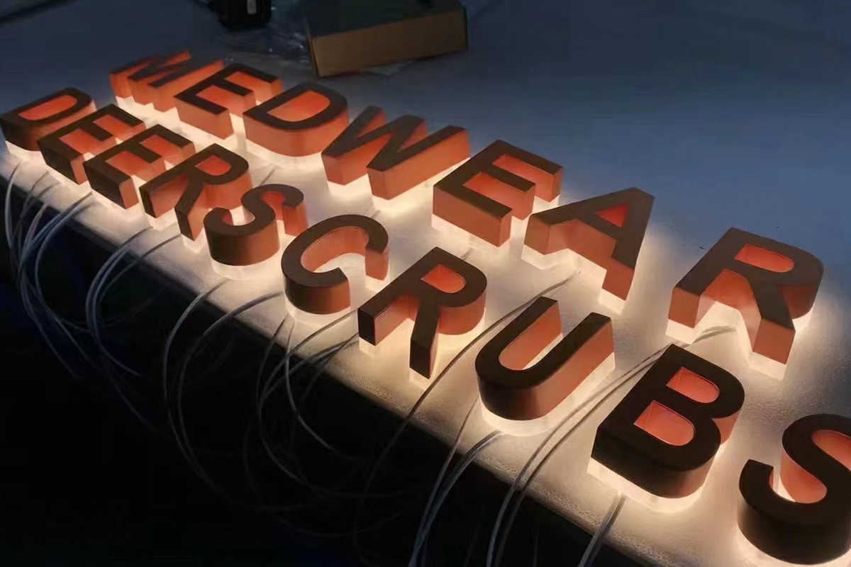 3D Wall Signs Letters with LED