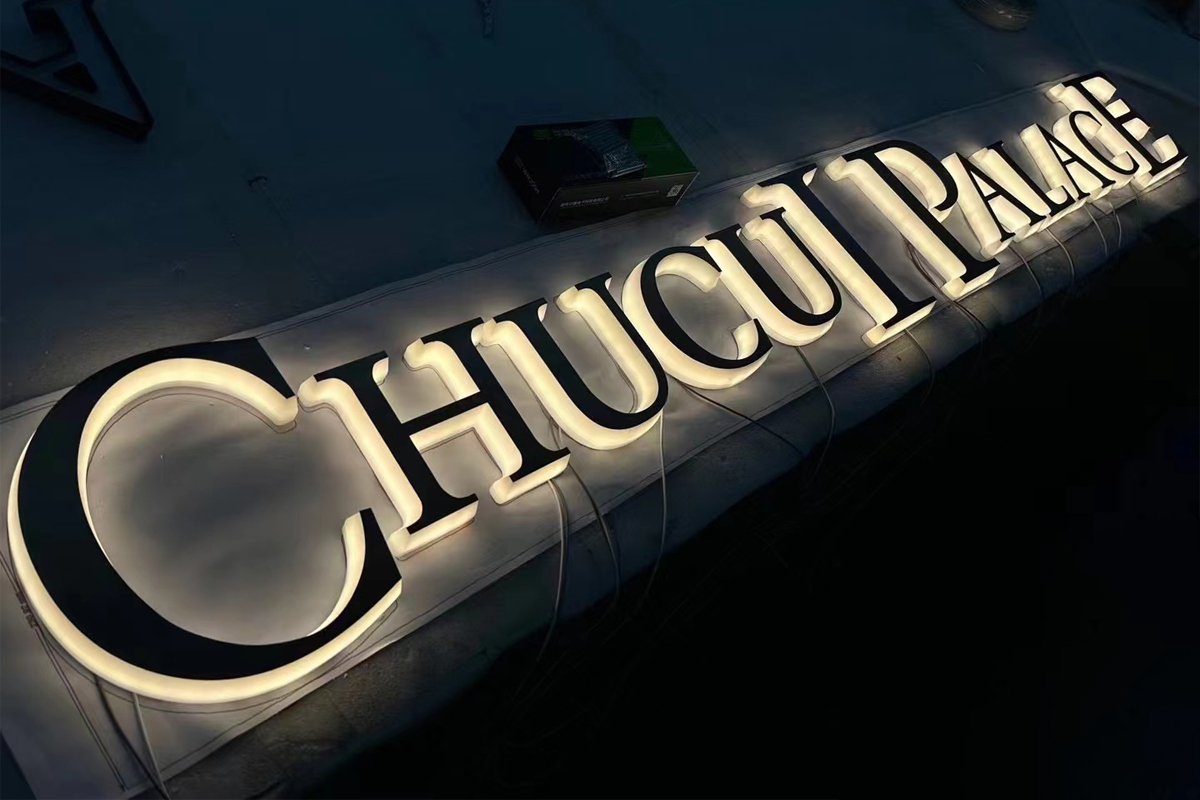 Acrylic Letters for Outdoor Signs with Lights