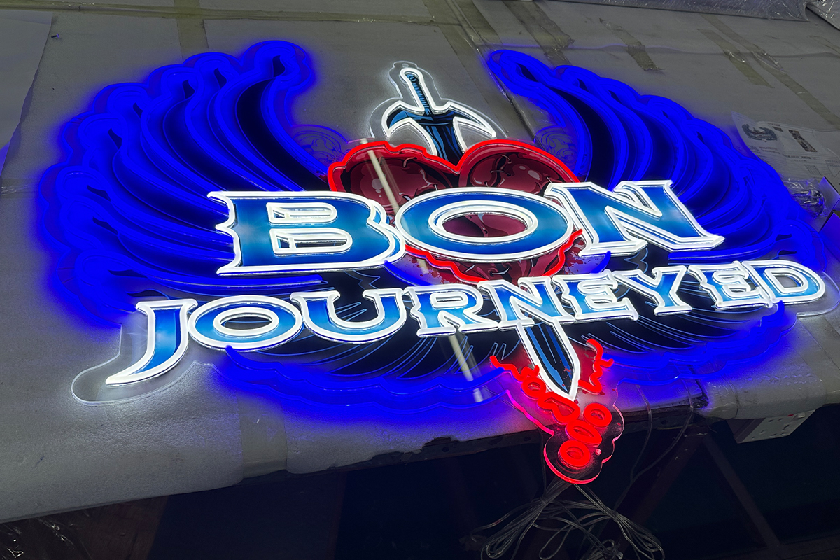 Custom LED Logo Sign Acrylic Neon for Interior Business