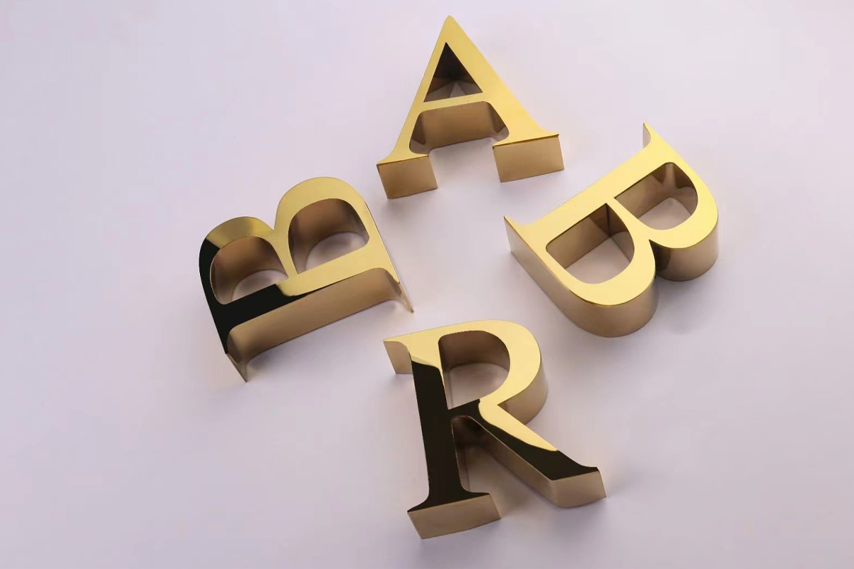 Custom Metal Letters 3D Fabricated Signs