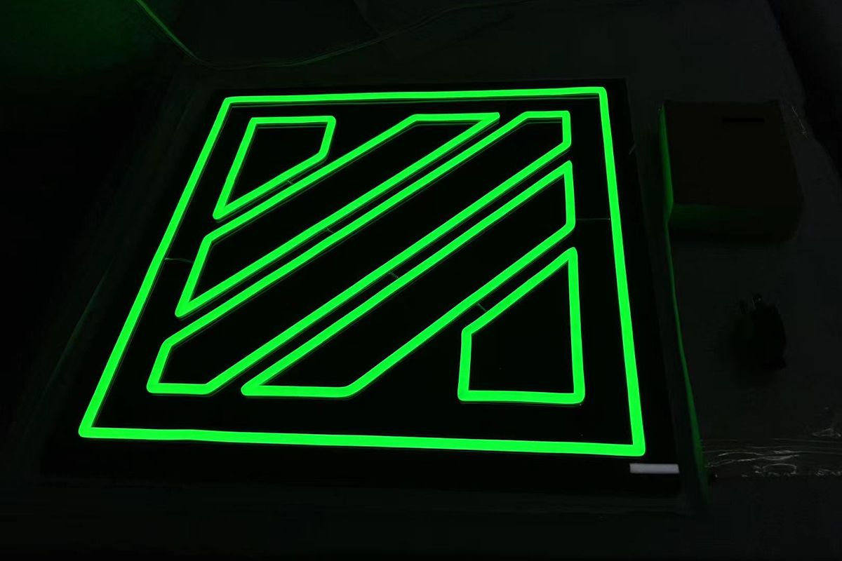 Green Neon LED Signage for Outdoor Business Applications