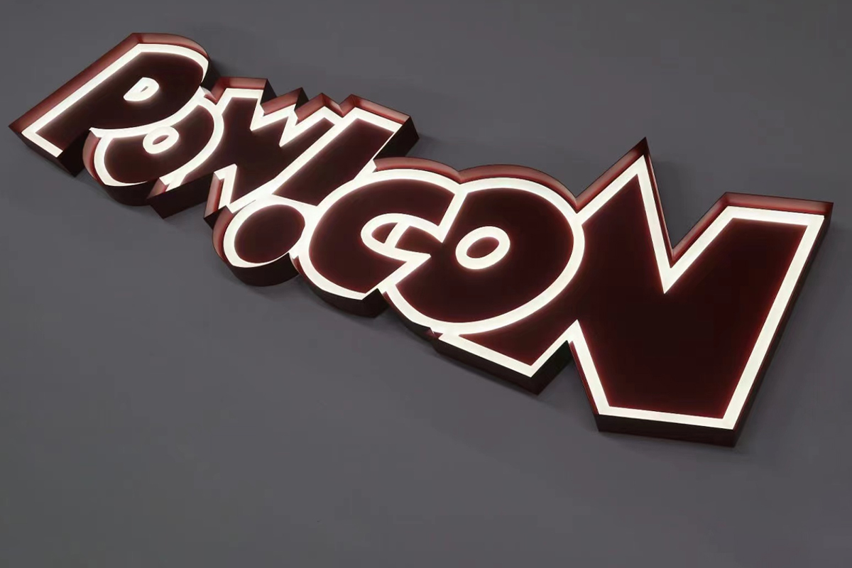 LED Logo Sign Board of Acrylic and Metal