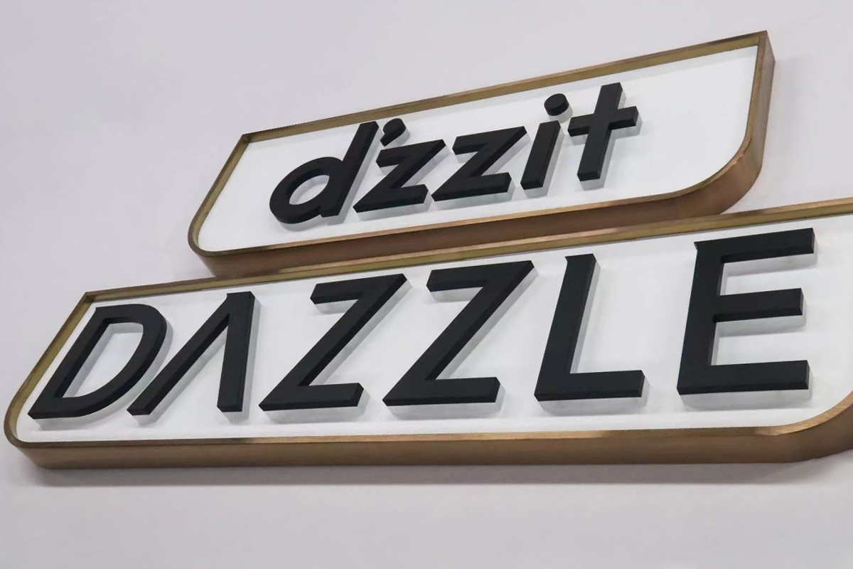 Metal Office Signs with 3D Build Up Back Lit Letters