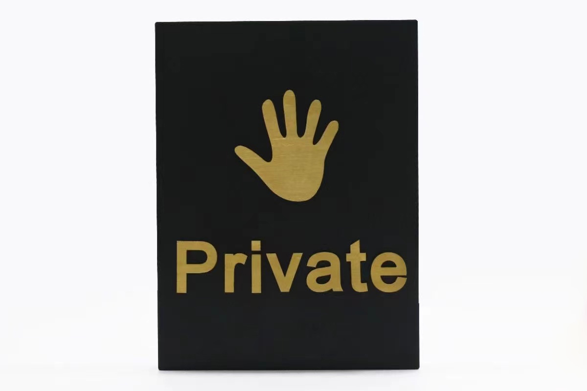 Private Signs Custom Matel Name Plates