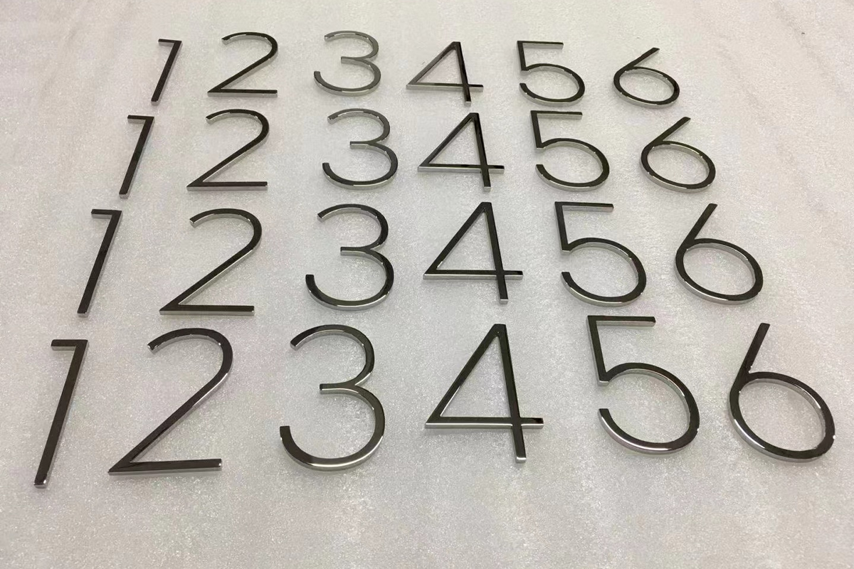 Metal Number Signs for Outdoor