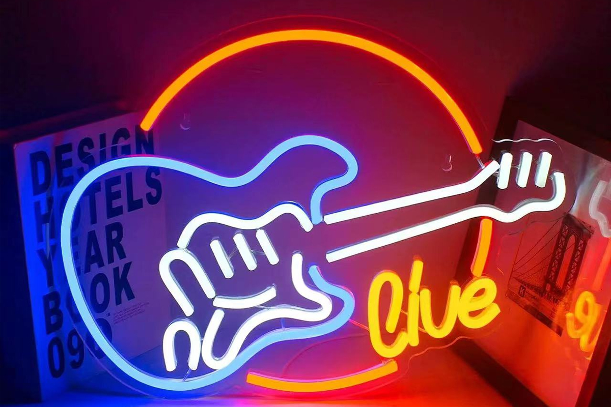 Custom LED Guitar Neon Sign