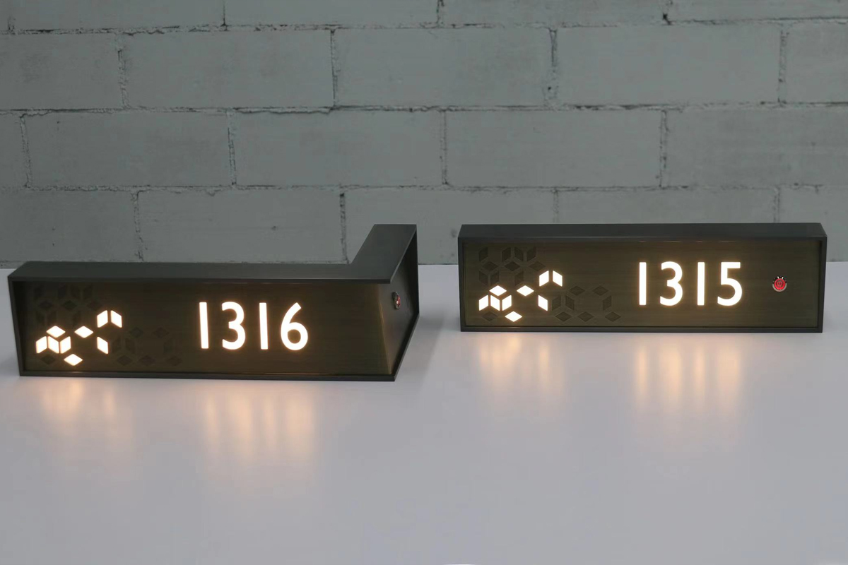 Custom Lighted Address Sign for Home