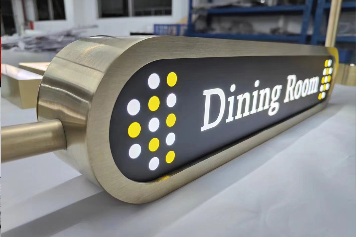 Dining Room Signs Lighted Directional Signage