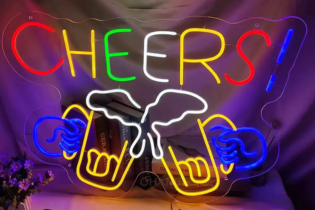 LED Cheers Neon Bar Sign