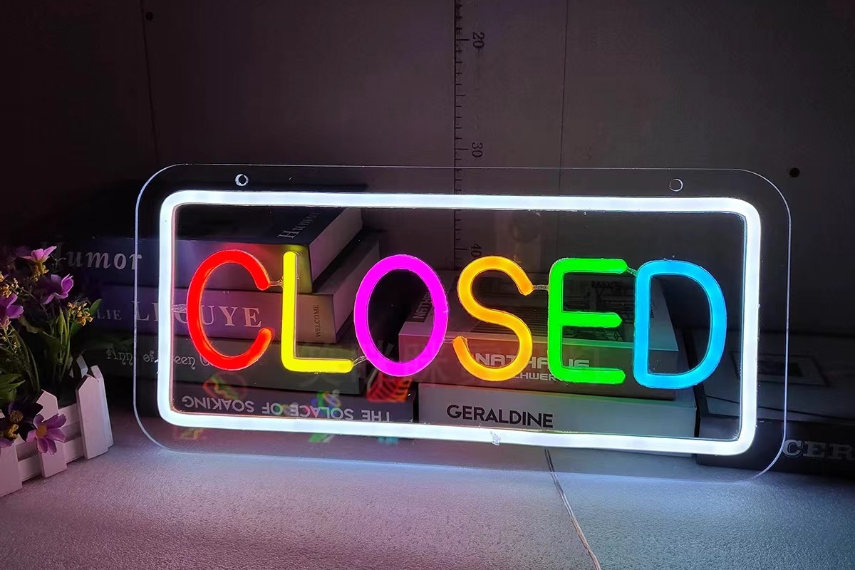 LED Closed Neon Sign