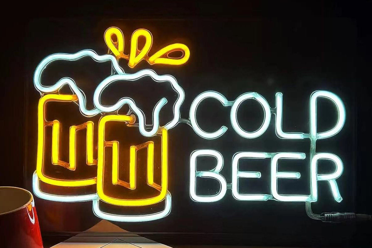 LED Cold Beer Neon Signs