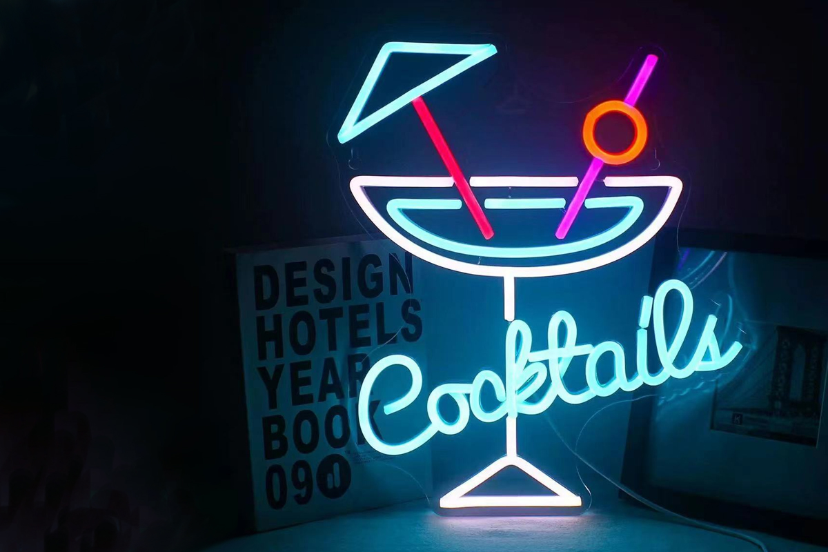 LED Neon Cocktail Sign