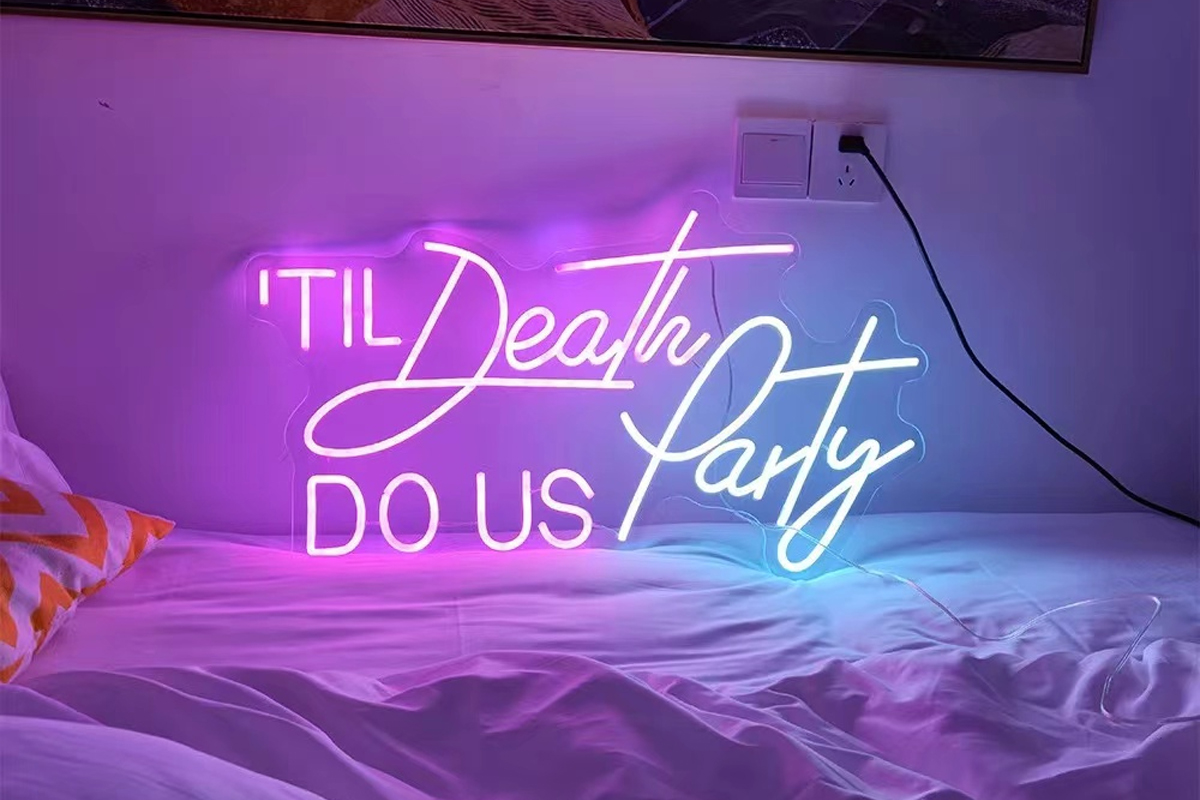 LED Neon Sign Til Death