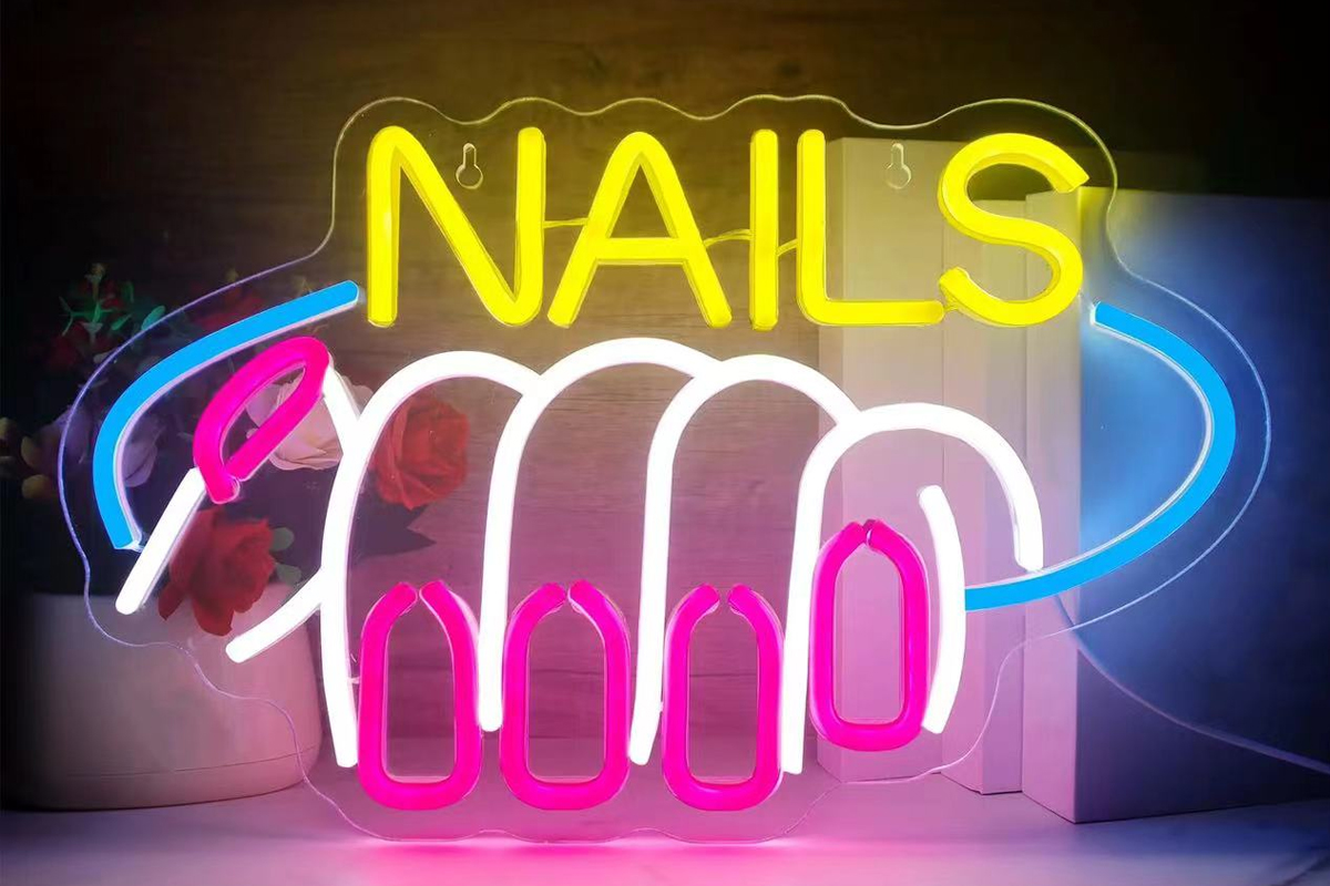 Nails Neon LED Sign