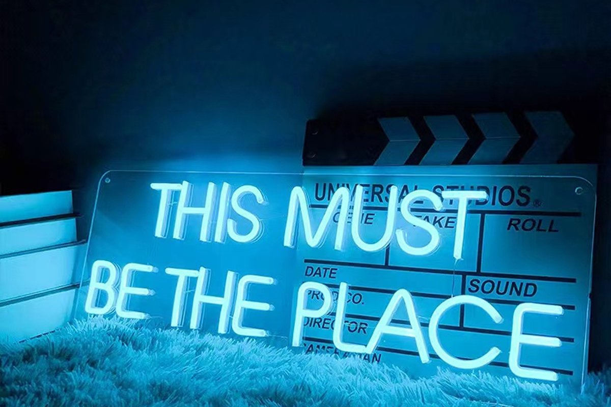 Personalised This Must Be The Place LED Neon Lights