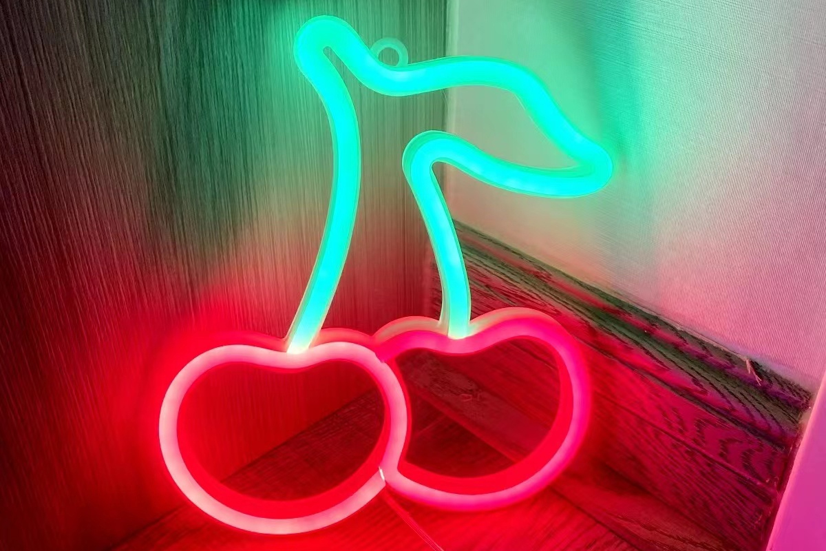 Personalized Cherry Neon Light Sign