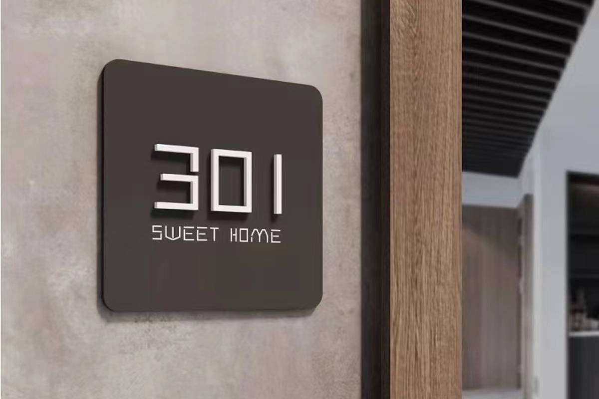 Wall Mounted House Number Plaques