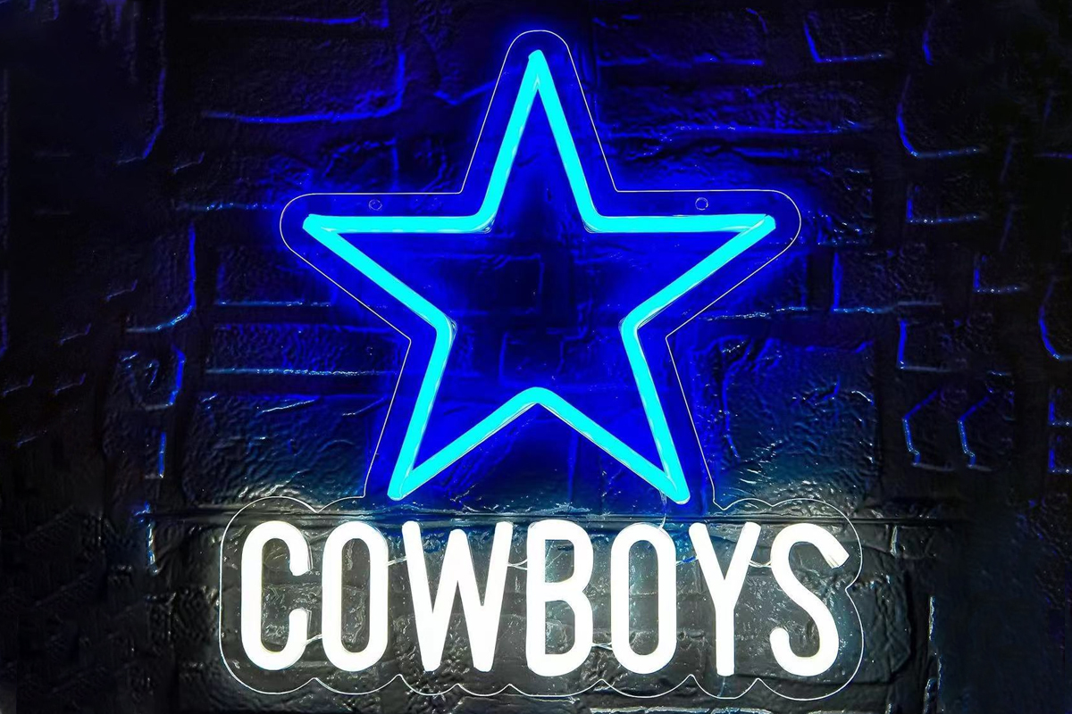 Dallas Cowboys Neon LED Sign