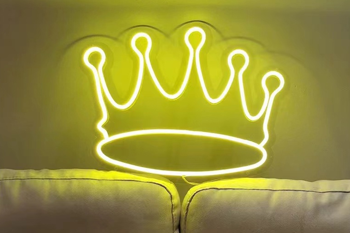 LED Crown Neon Decoration