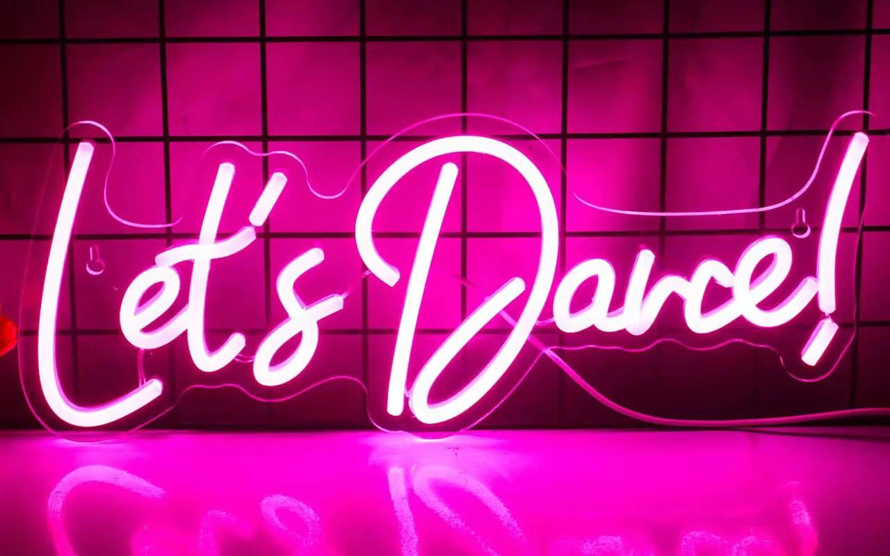 Let's Dance Neon Sign