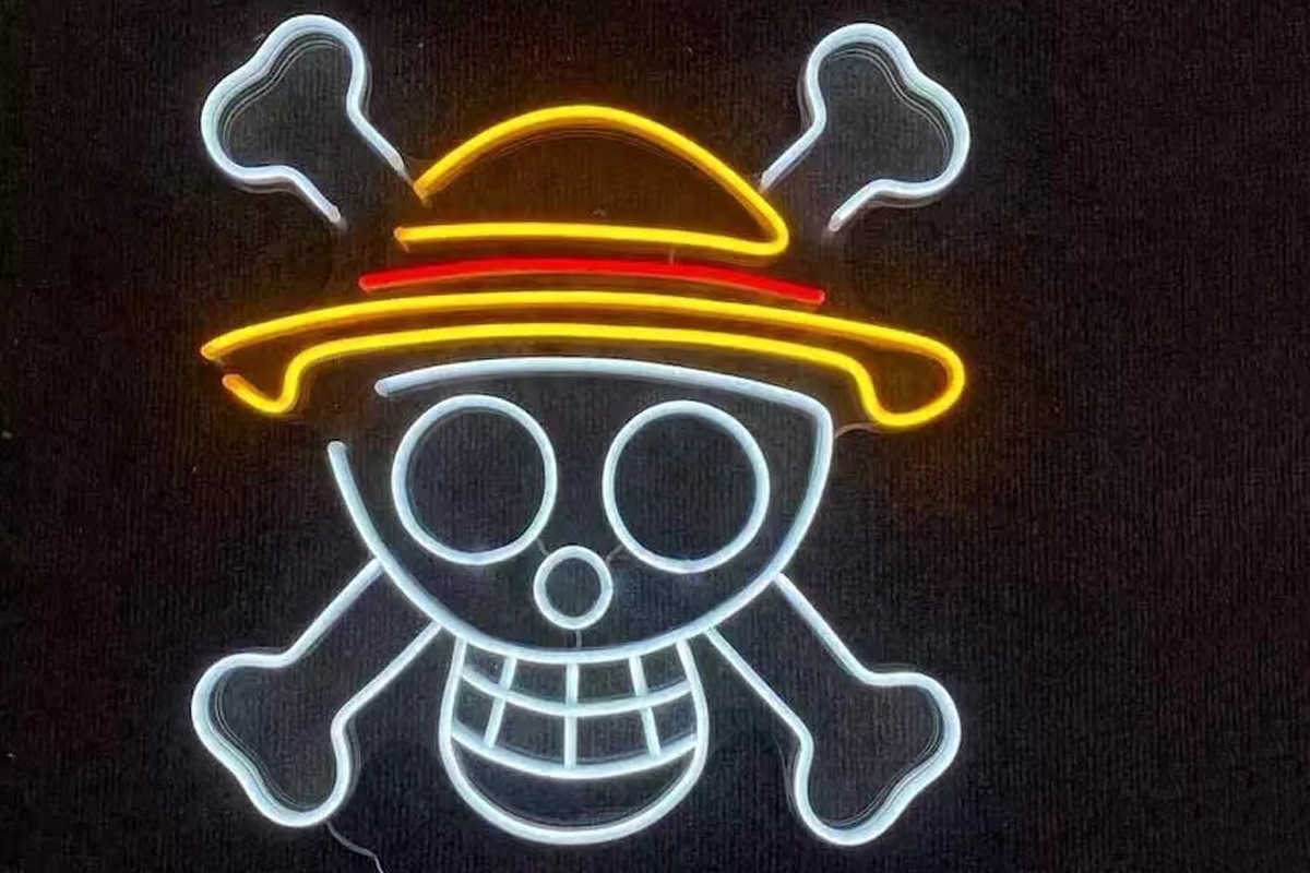 Lighted Skull Neon Sign for Holloween