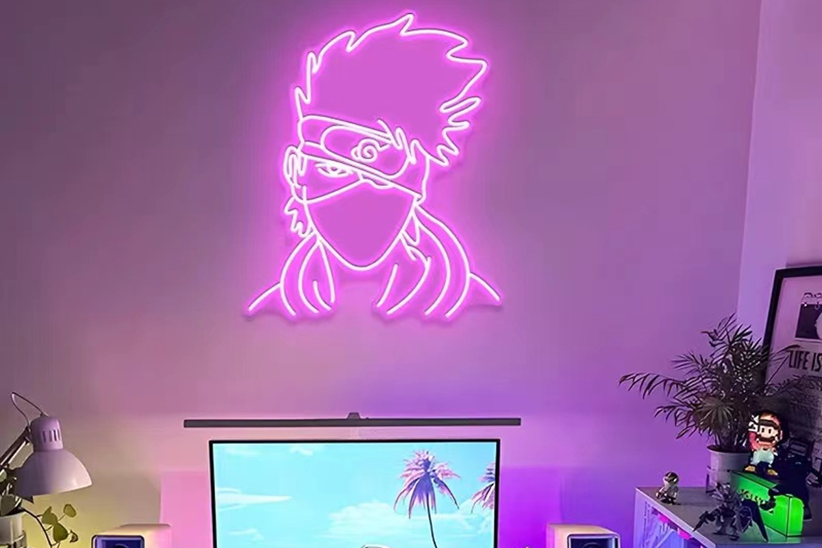 Naruto Kakashi LED Anime Neon Sign